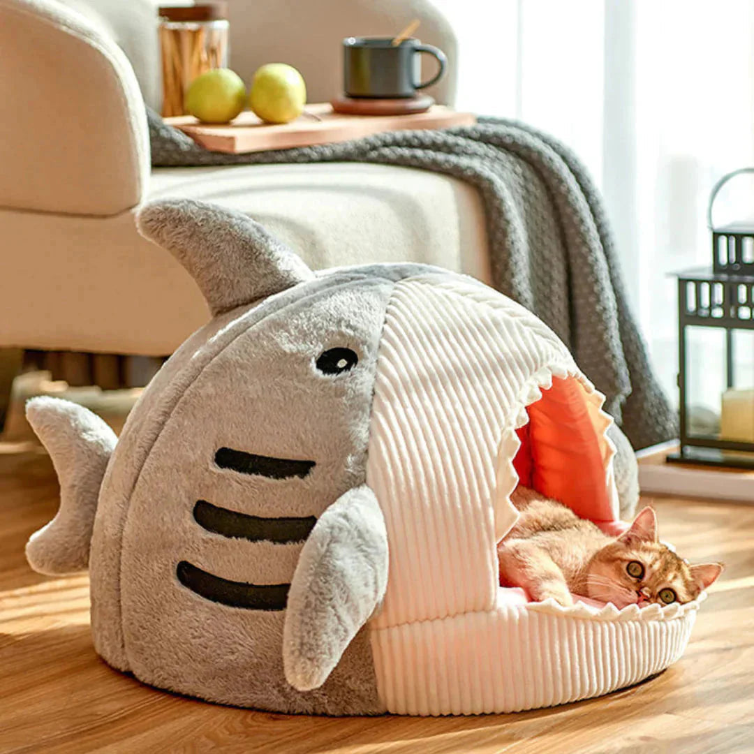 CuevaTiburón — Cama Iglú para Mascotas