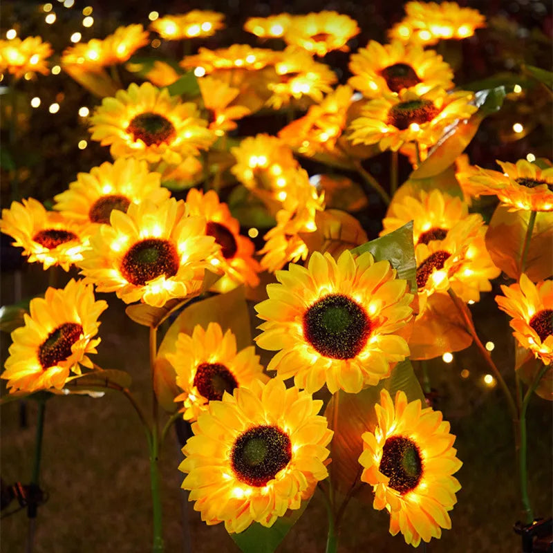 Iluminación LED de Girasol Mágico