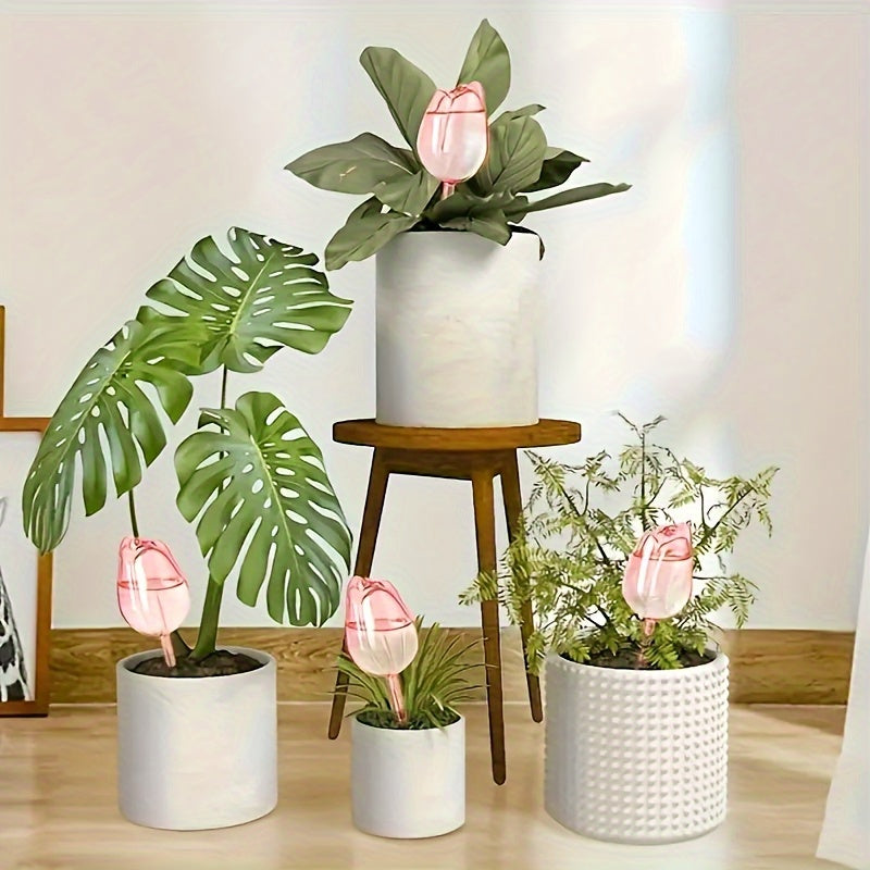 RiegoFlor — Set de 3 Bolas de Riego con Forma de Tulipán