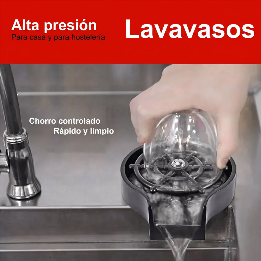 Lavavasos de alta presión para casa y hostelería