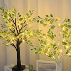 AbedulLuz — Árbol LED de Mesa con 24 Luces