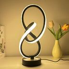 NudoLuz — Lámpara LED de Mesa en Espiral