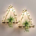 HiedraLuz — Set de 2 Estantes con LED