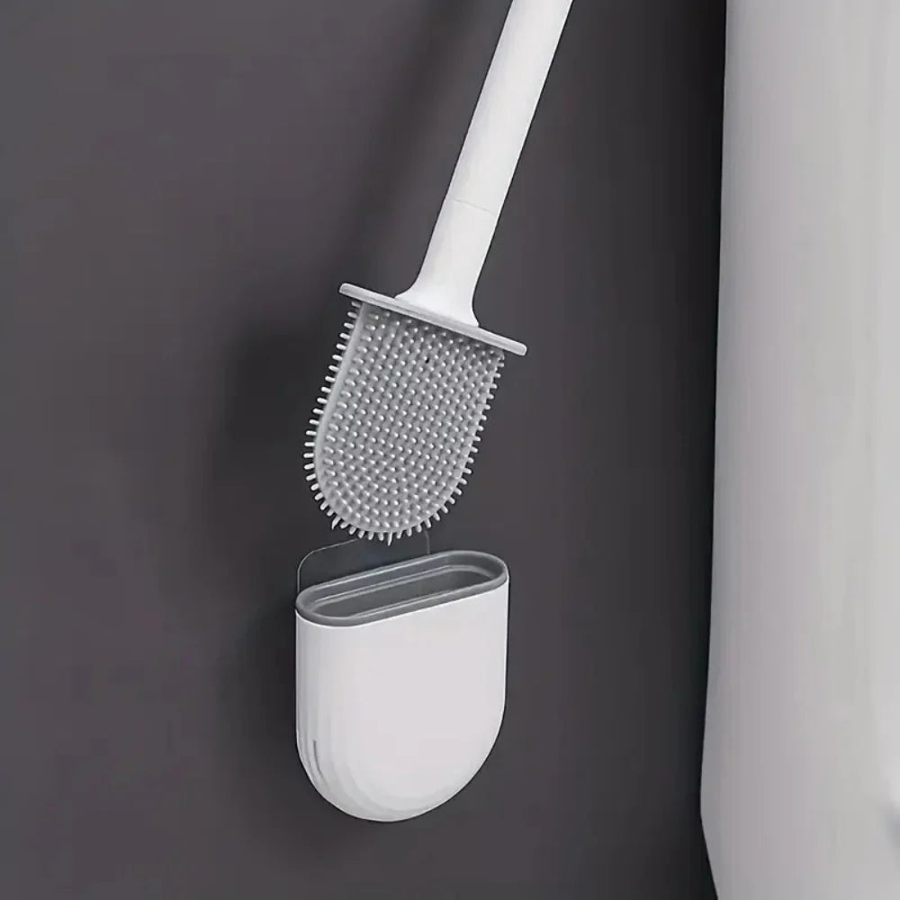 FlexiBaño – Cepillo de inodoro de silicona suave y eficaz