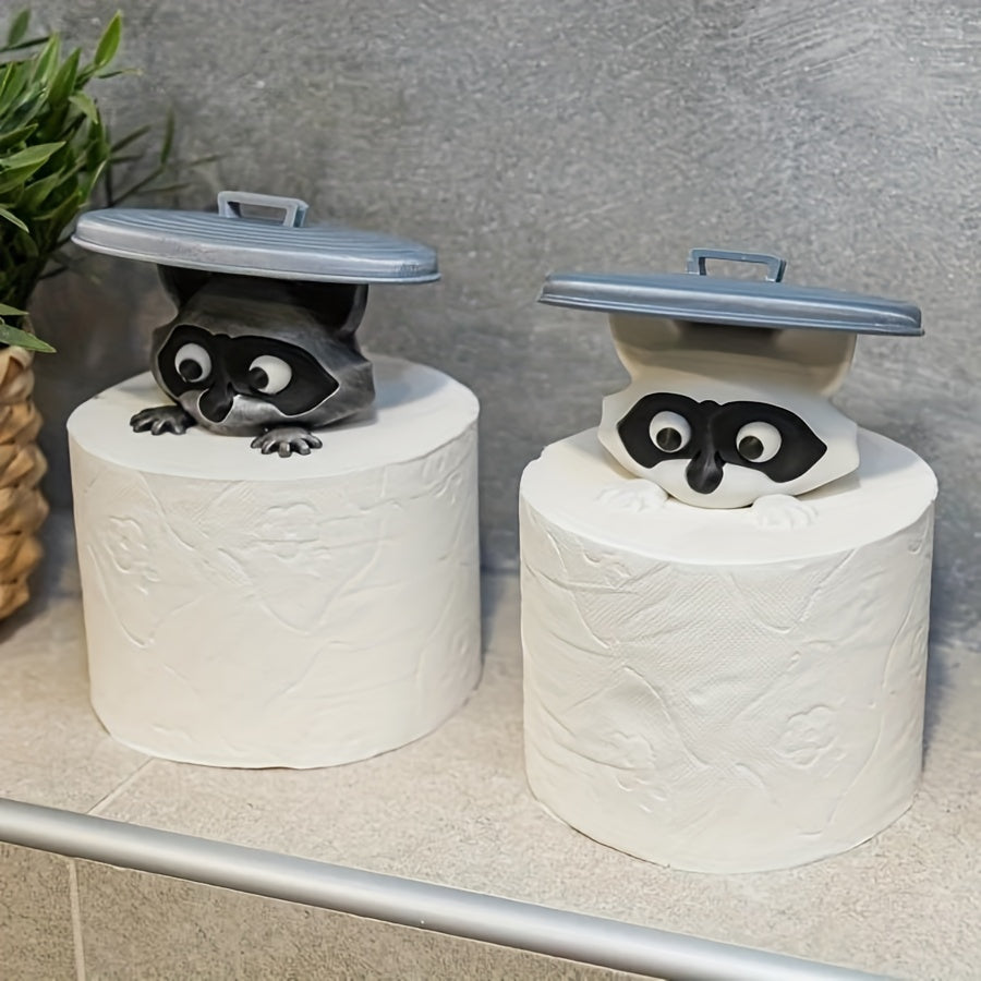 Mapache Divertido | La divertida decoración para el baño de invitados