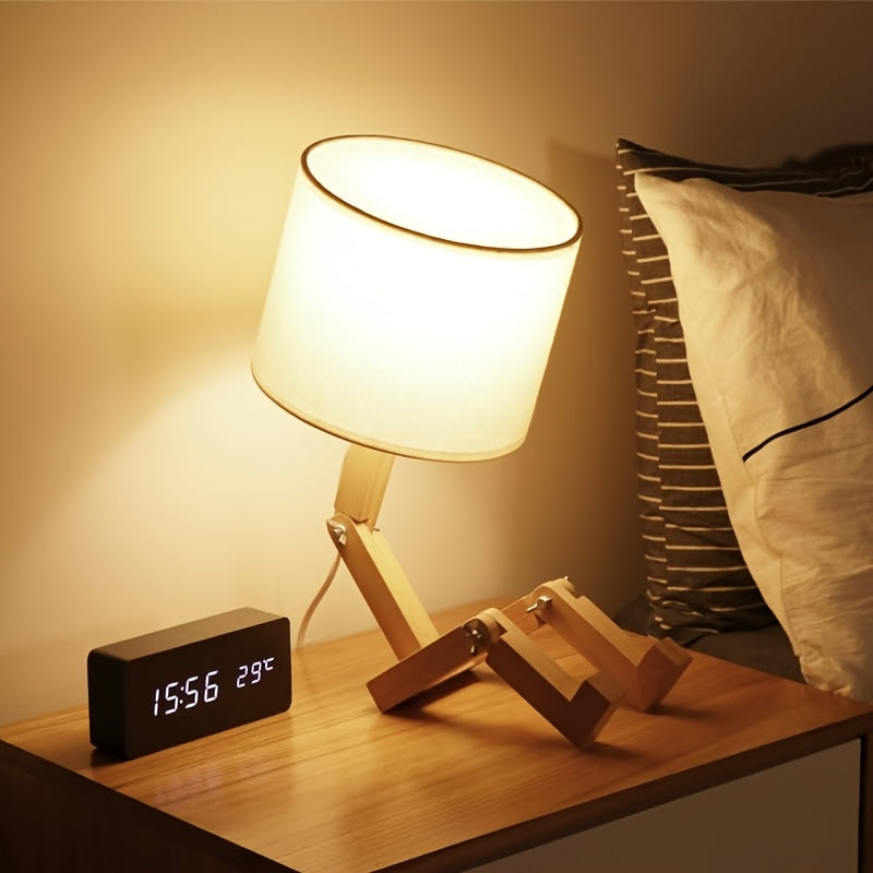 RobotLuz — Lámpara de Escritorio Plegable