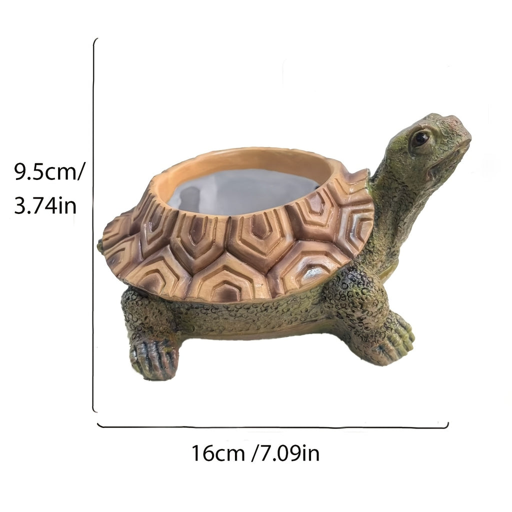 TortuVerde — Maceta Decorativa con Forma de Tortuga