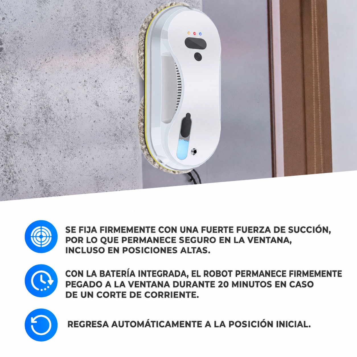Robot Limpiador de Ventanas | Limpieza Automática con Sensores
