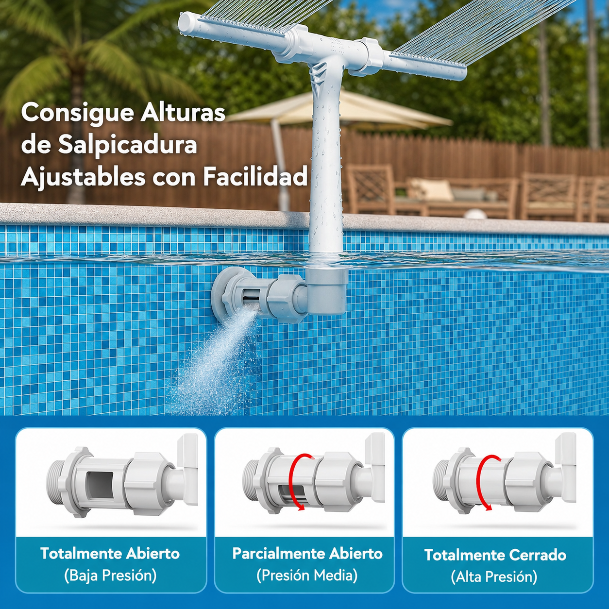 CascadaFresca – Fuente Refrescante para Piscina