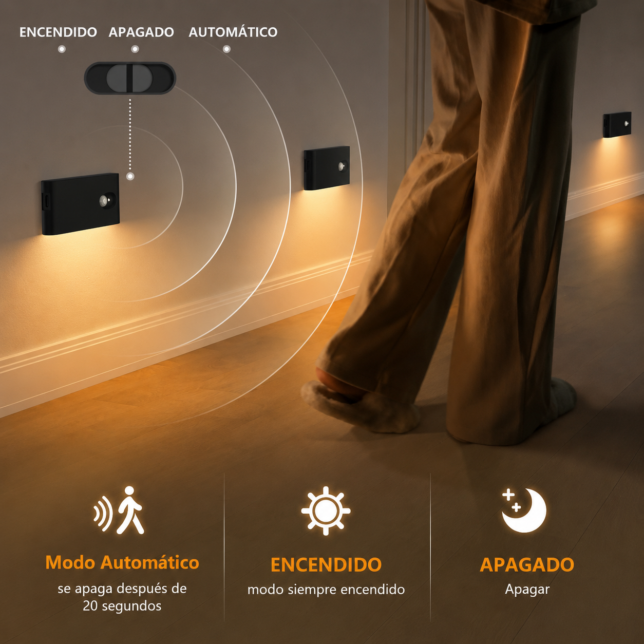 LuzPaso – Iluminación automática para tu escalera