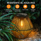 Farol Boho Solar — Luz Tejida para tu Jardín