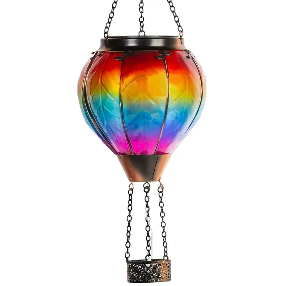 Decoración de Jardín Colorida Lámpara