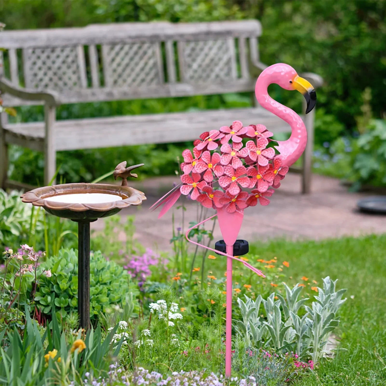 Flamenco Solar — Luz Decorativa para tu Jardín