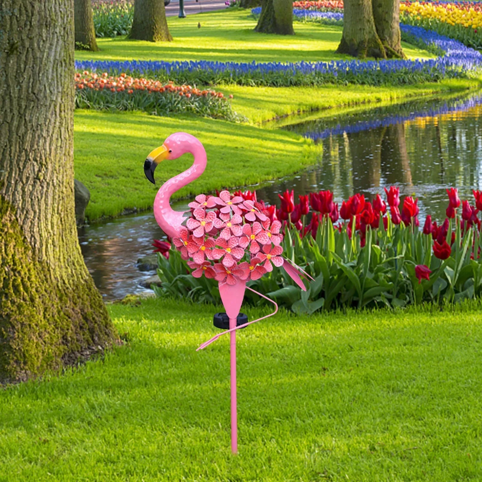 Flamenco Solar — Luz Decorativa para tu Jardín