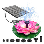 Fuente Solar de Loto Flotante