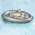 Bandeja Flotante Inflable para Piscina con Portavasos y Snacks