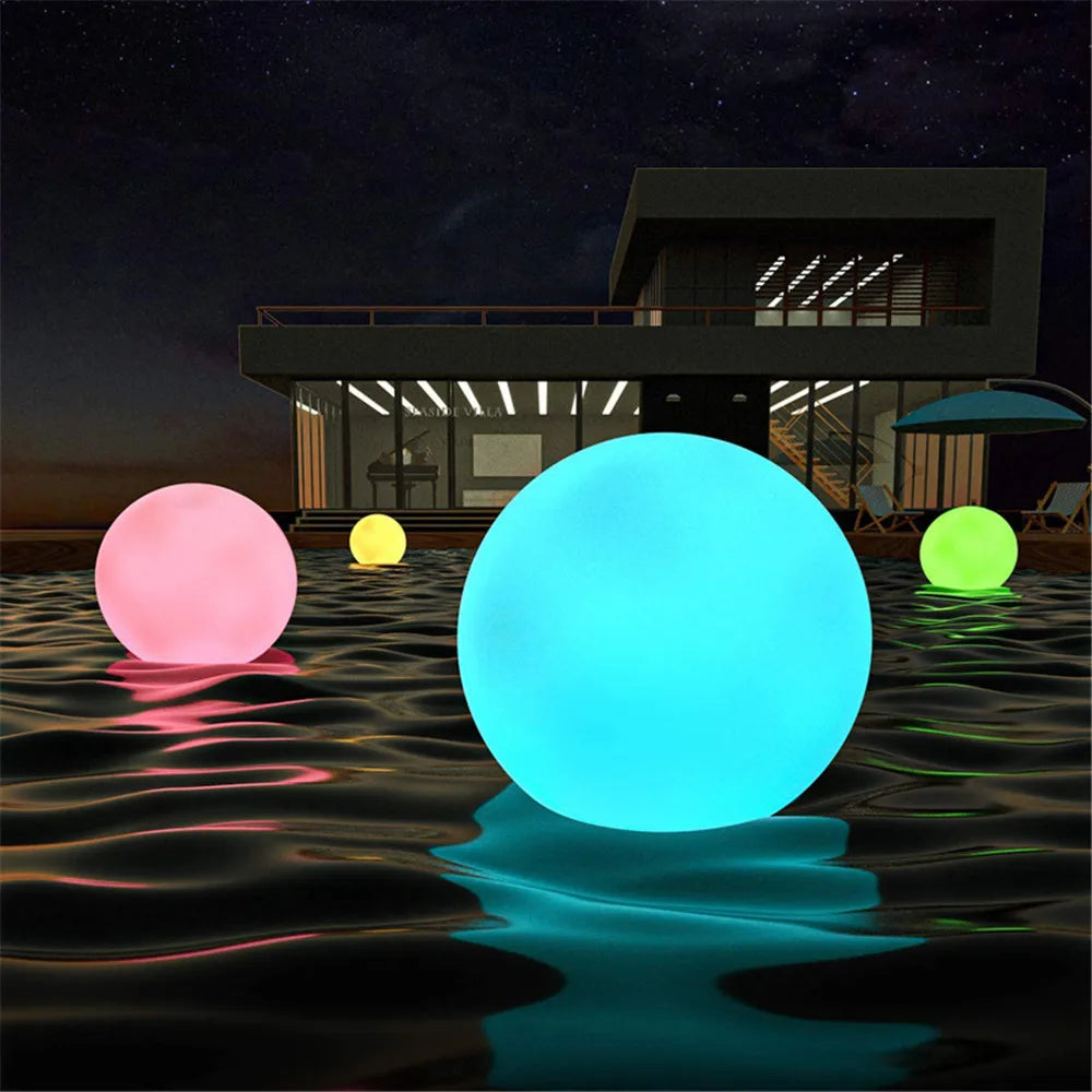 Bolas Solares Flotantes — Luz LED para Piscina y Jardín