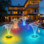 Fuente Flotante Solar USB para Piscina
