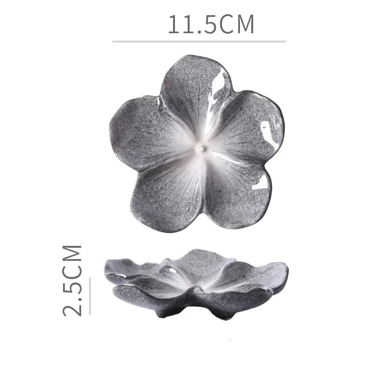 Platillo de Cerámica Retro Flor