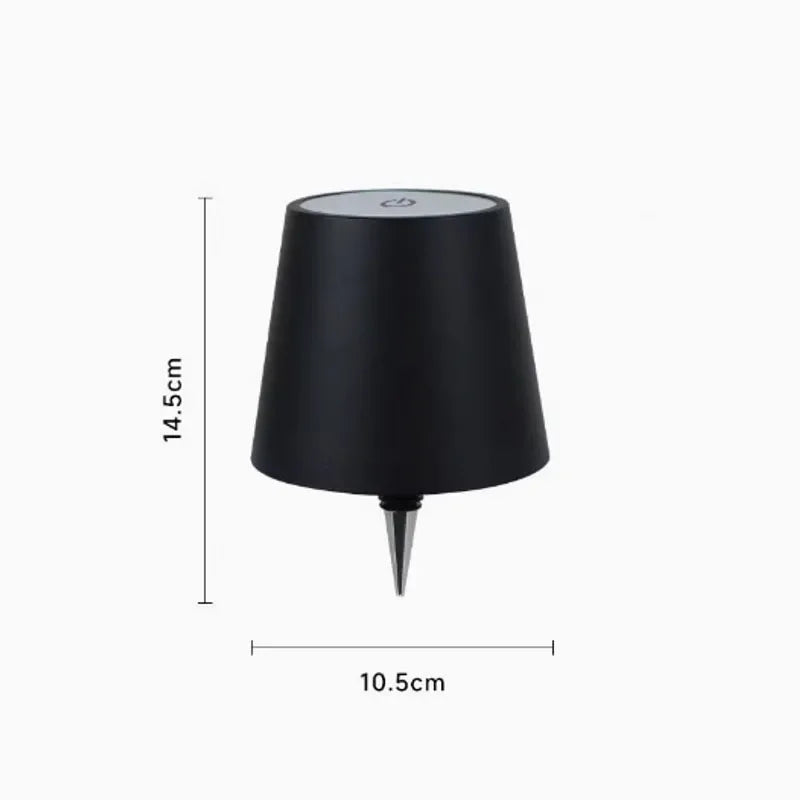 Lámpara de Botella Recargable — Luz de Mesa para Bares y Restaurantes