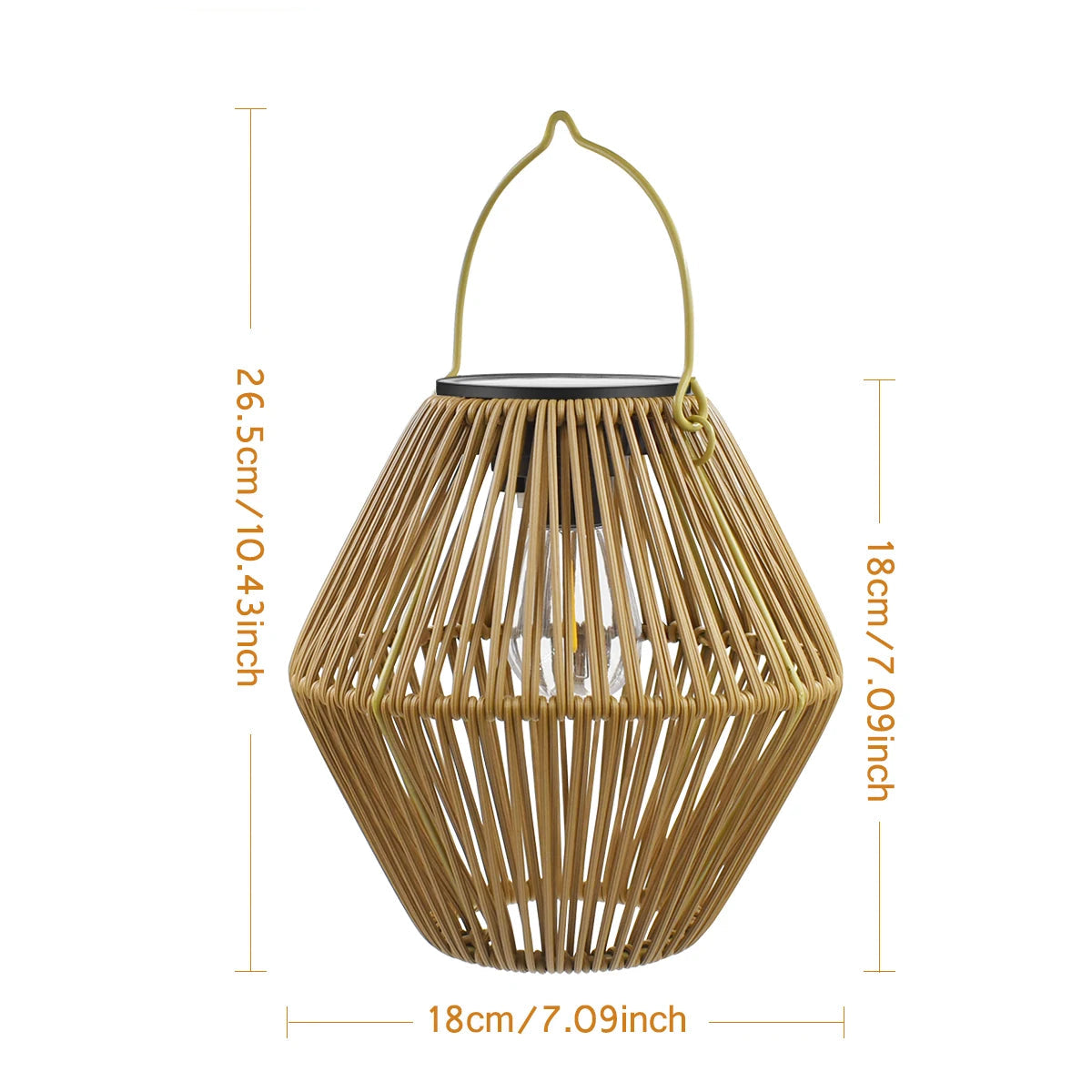 Farol Boho Solar — Luz Tejida para tu Jardín