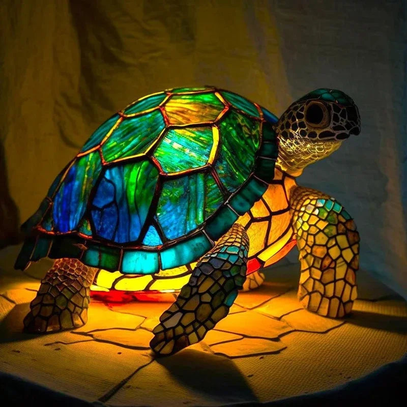 FaunaLuz — Lámpara de Animal en Vitral
