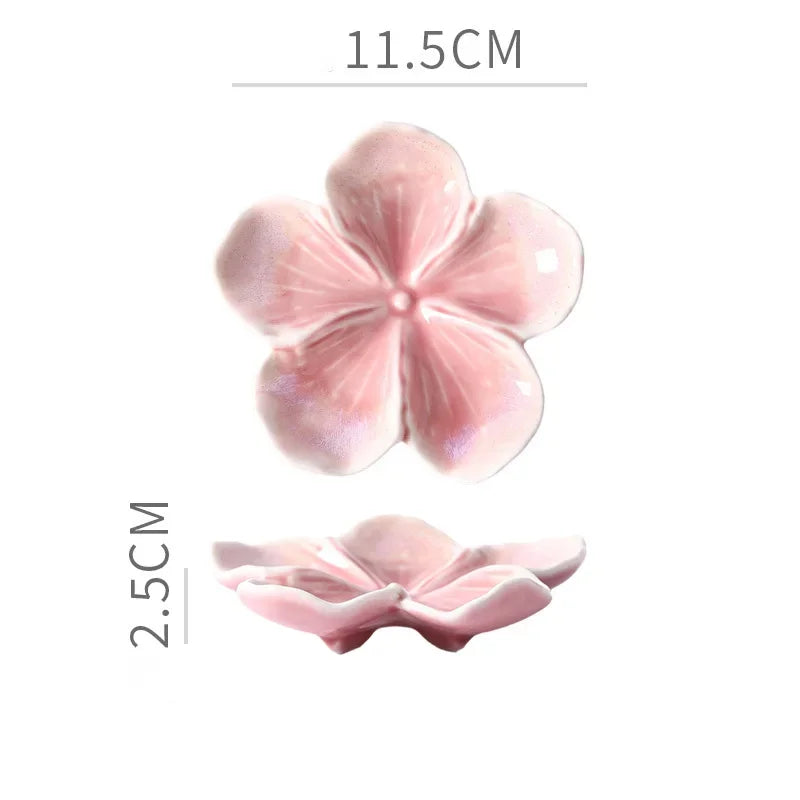 Platillo de Cerámica Retro Flor
