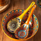 Set de 2 Cucharas Cerámica Bohemias