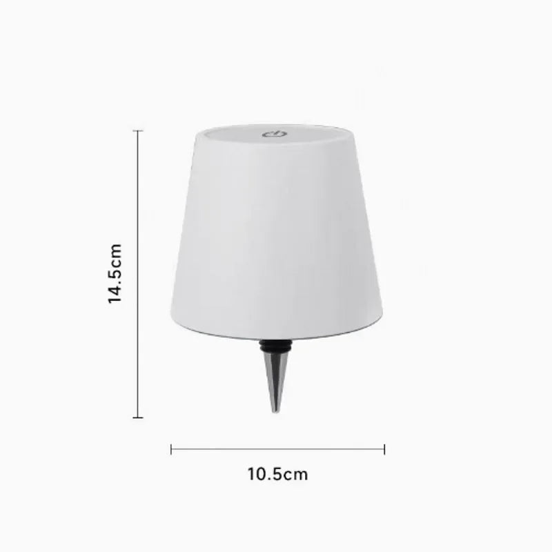 Lámpara de Botella Recargable — Luz de Mesa para Bares y Restaurantes