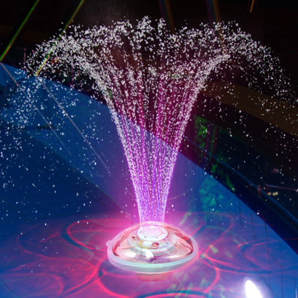 Fuente Flotante Solar USB para Piscina