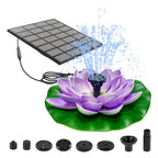 Fuente Solar de Loto Flotante