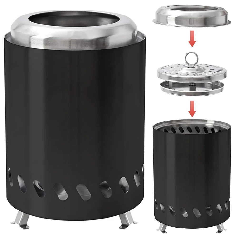 Chimenea de Mesa Portátil sin Humo