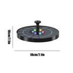 AquaSol — Fuente Flotante Solar con LED