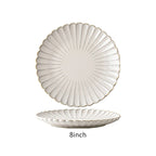 Plato de Cerámica Borde de Concha