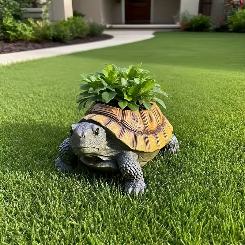 TortuVerde — Maceta Decorativa con Forma de Tortuga