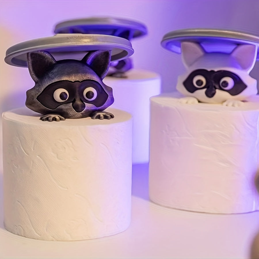 Mapache Divertido | La divertida decoración para el baño de invitados