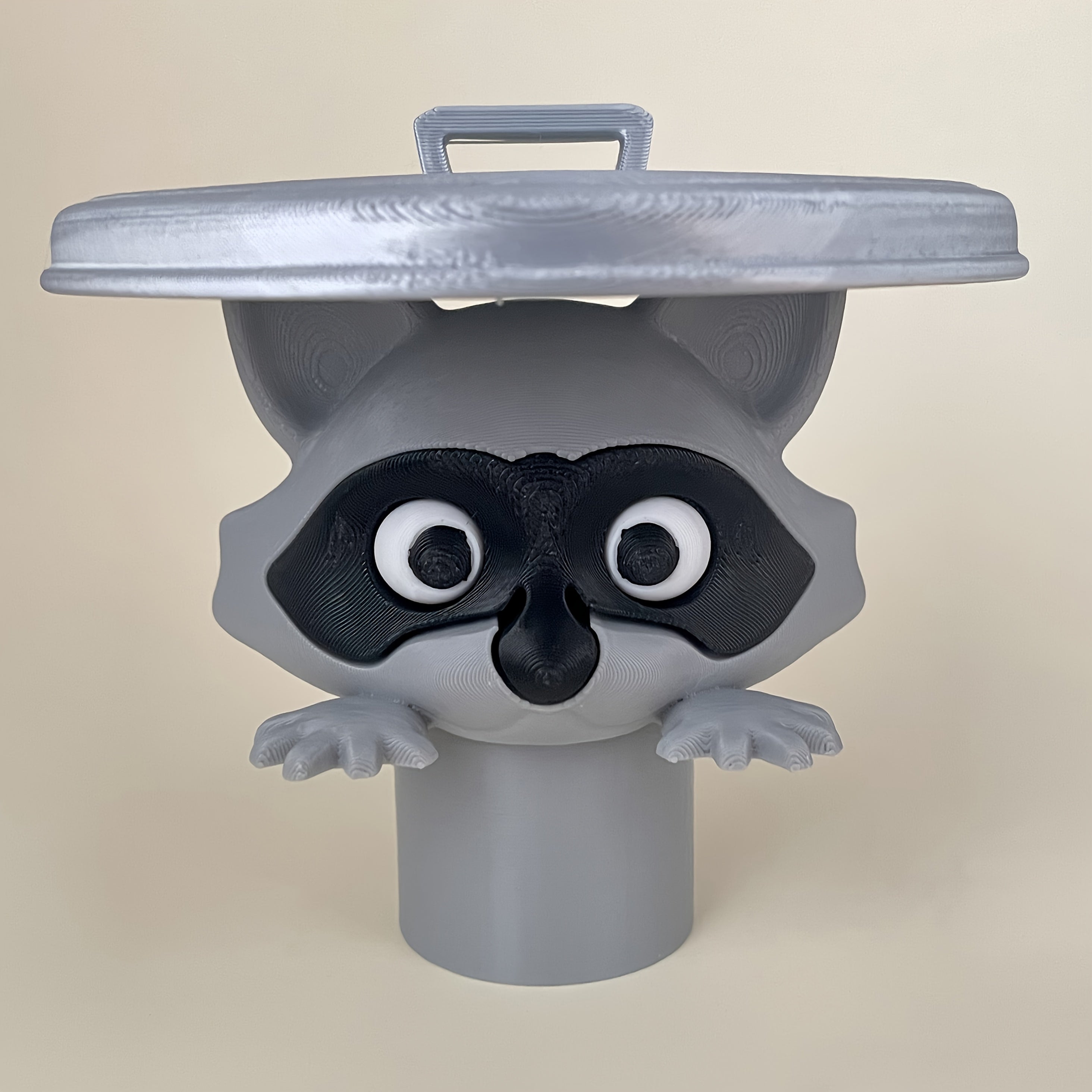Mapache Divertido | La divertida decoración para el baño de invitados