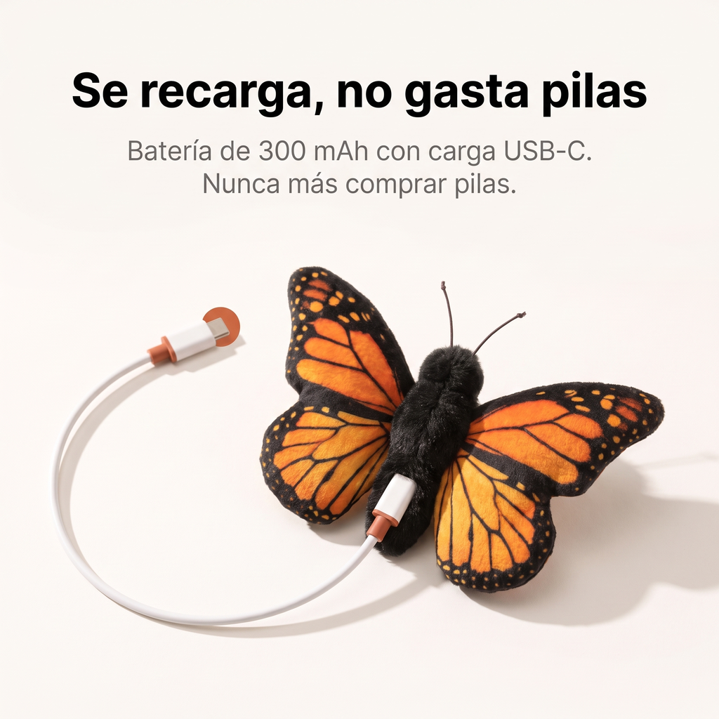 Se recarga por USB-C, sin pilas