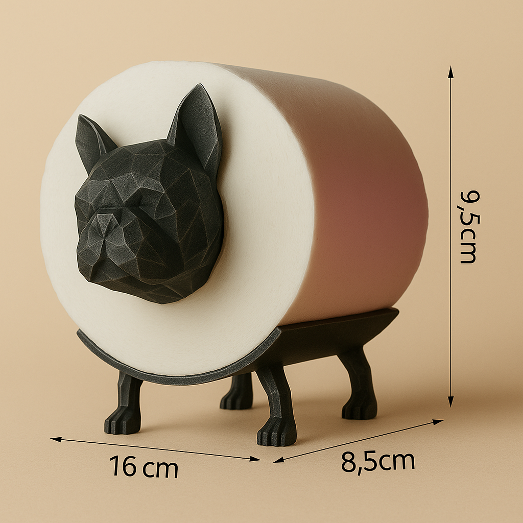 Soporte de papel higiénico de animales