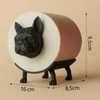 Soporte de papel higiénico de animales