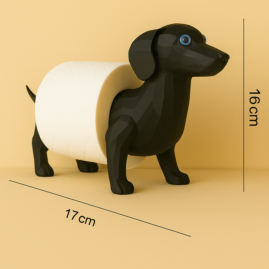 Soporte de papel higiénico de animales