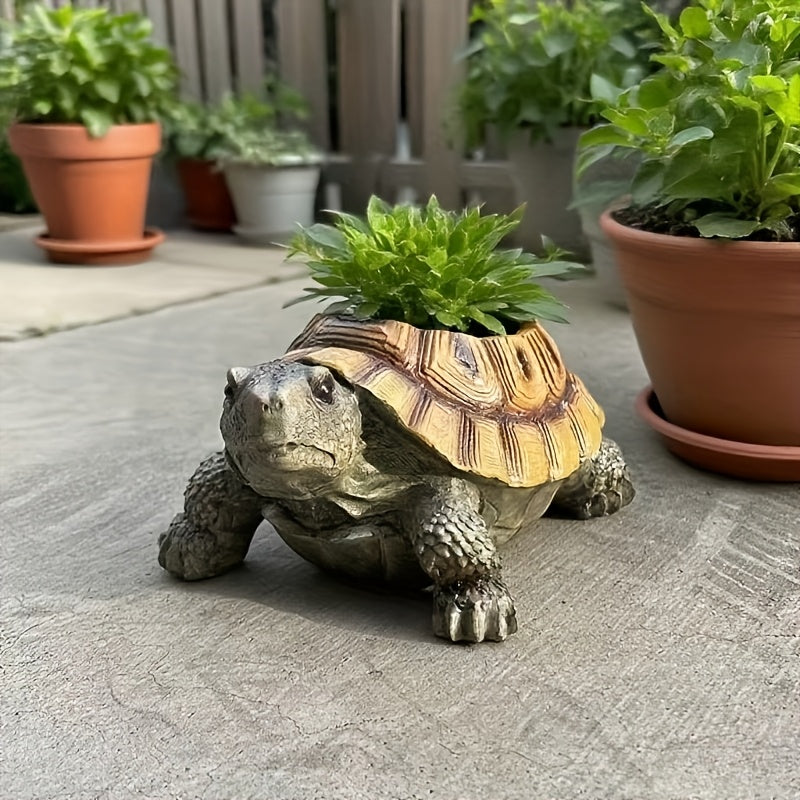 TortuVerde — Maceta Decorativa con Forma de Tortuga