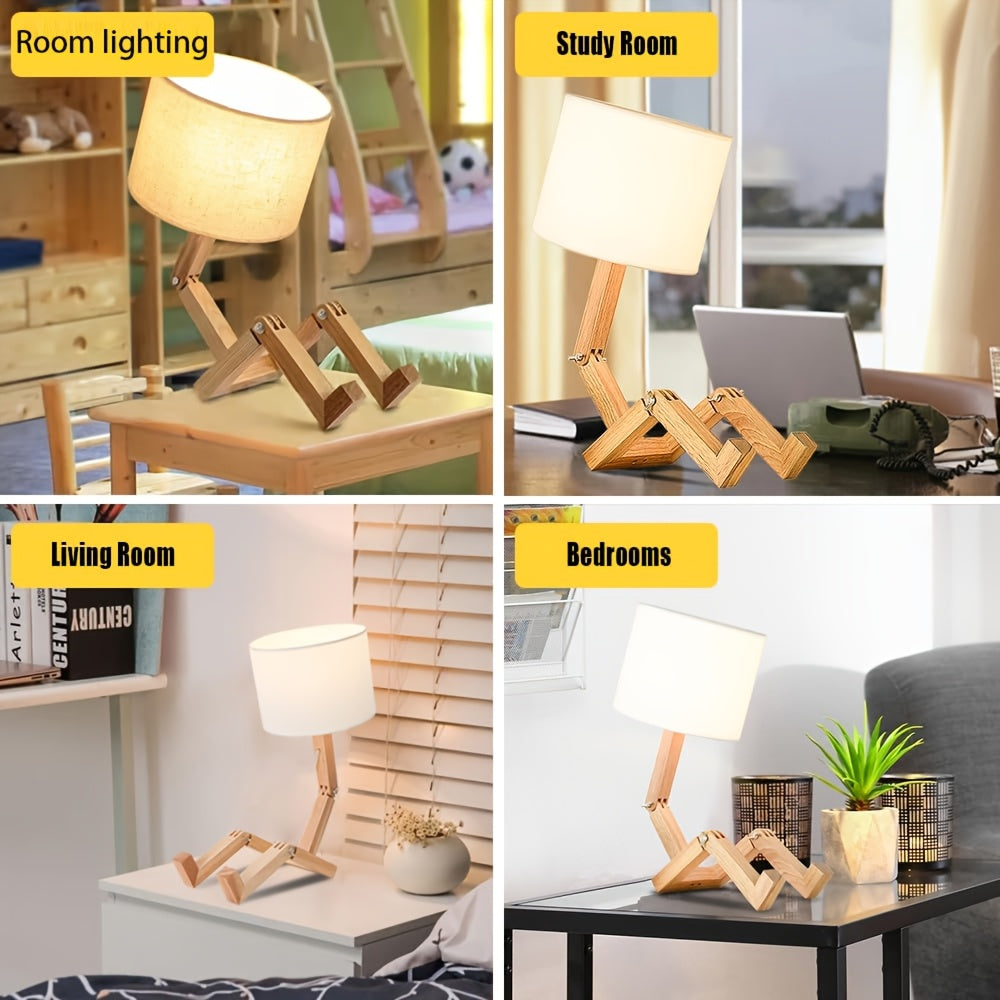 RobotLuz — Lámpara de Escritorio Plegable