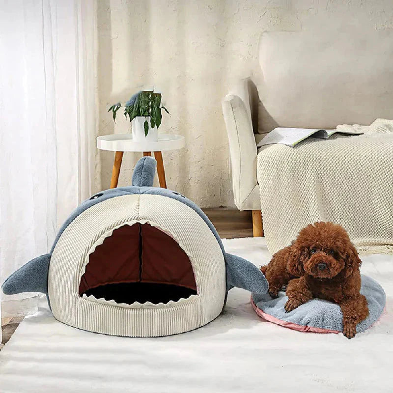 CuevaTiburón — Cama Iglú para Mascotas