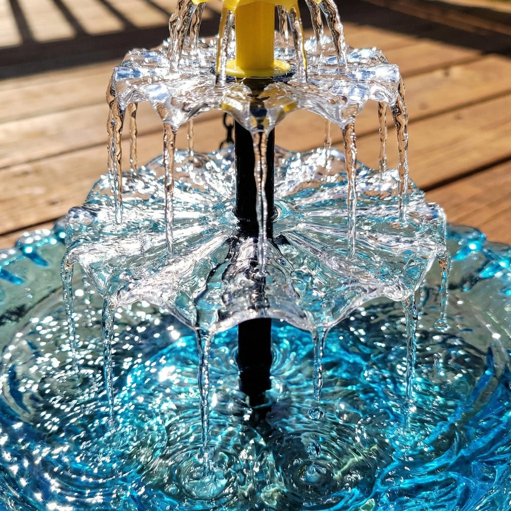 FuenteSol — Fuente Solar Colgante para Pájaros | 50% de descuento