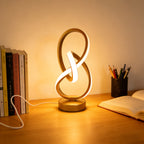 NudoLuz — Lámpara LED de Mesa en Espiral