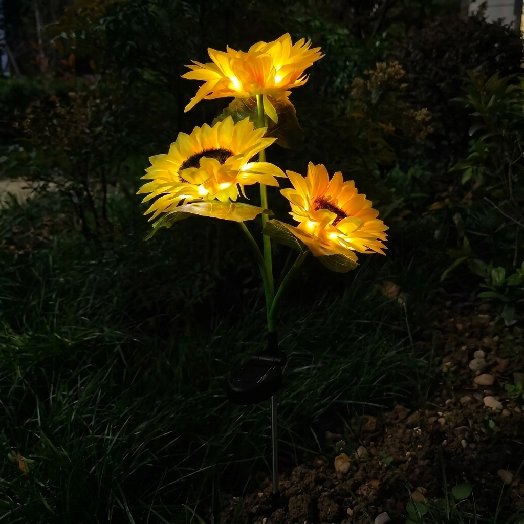 Iluminación LED de Girasol Mágico