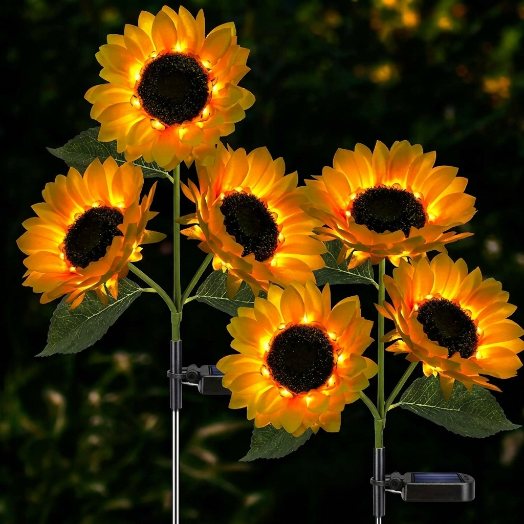 Iluminación LED de Girasol Mágico
