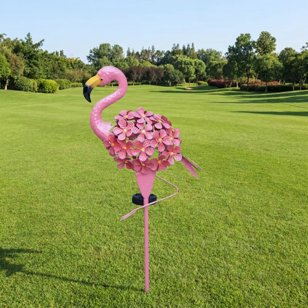 Flamenco Solar — Luz Decorativa para tu Jardín