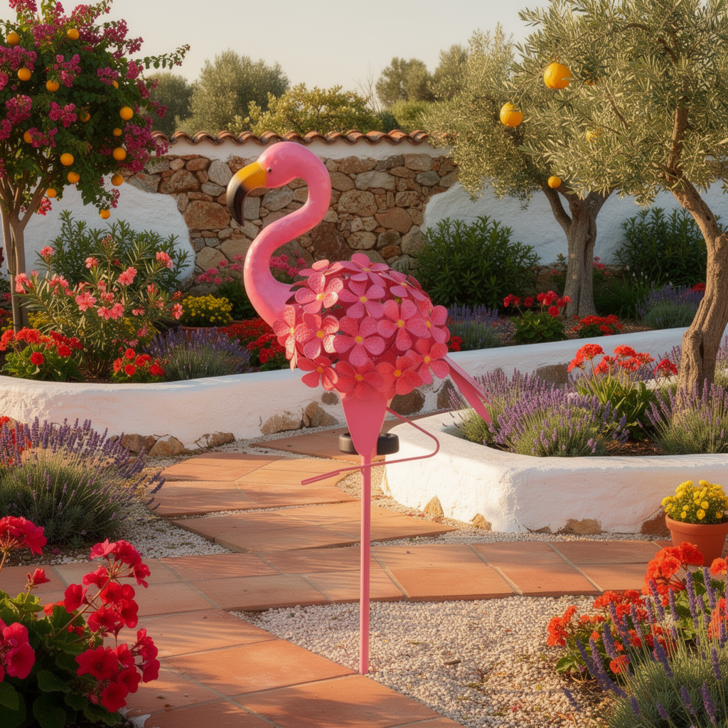 Flamenco Solar — Luz Decorativa para tu Jardín
